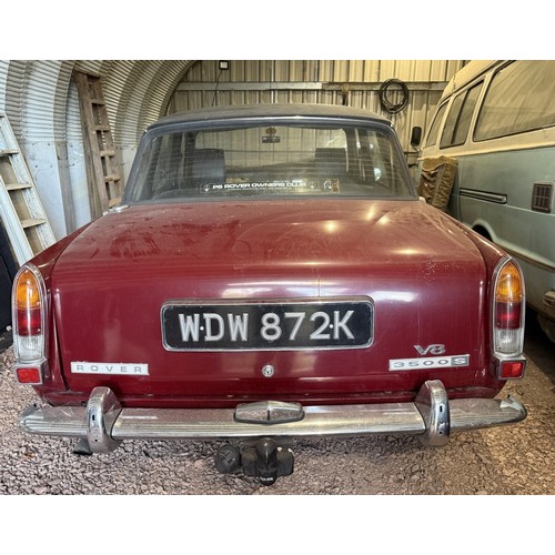 35 - 1971 Rover 3500SRegistration number WDW 872KChassis number 45110735Engine number 45100897Red with a ... 