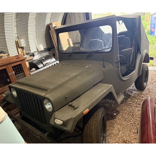 36 - 1981 Jago JeepRegistration number PAP 998XChassis number JE32680Engine number KL14521Military drab g... 