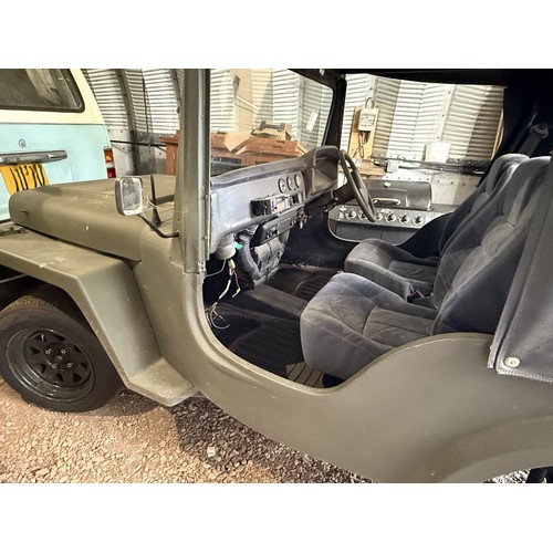 36 - 1981 Jago JeepRegistration number PAP 998XChassis number JE32680Engine number KL14521Military drab g... 
