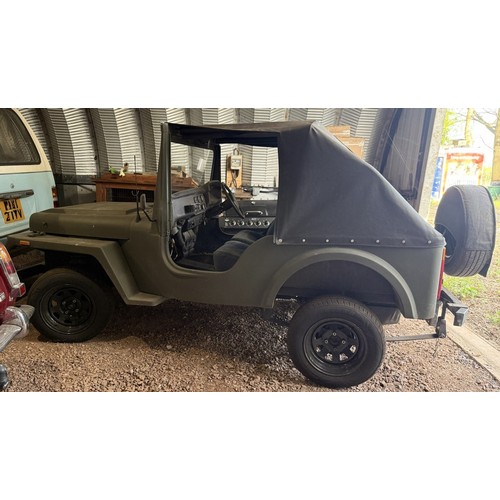 36 - 1981 Jago JeepRegistration number PAP 998XChassis number JE32680Engine number KL14521Military drab g... 
