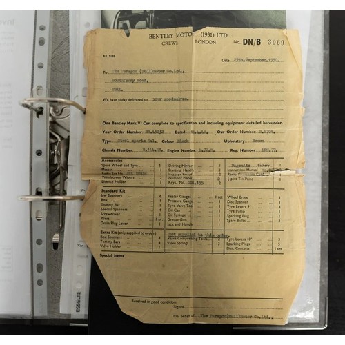 41 - 1950 Bentley Mk VI Special Roadster**Estimate reduced**Registration number LRH 77Chassis number B114... 