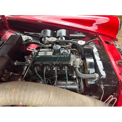 42 - 1964 MG Midget Mk IRegistration number 6437 KOChassis number GAN224225Engine number Red with a black... 