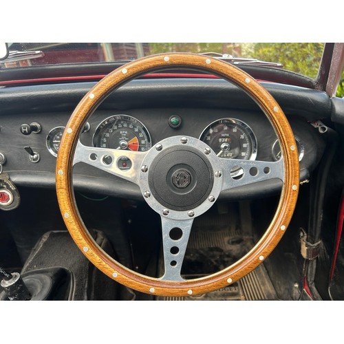 42 - 1964 MG Midget Mk IRegistration number 6437 KOChassis number GAN224225Engine number Red with a black... 