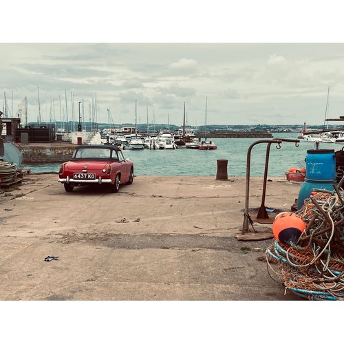 42 - 1964 MG Midget Mk IRegistration number 6437 KOChassis number GAN224225Engine number Red with a black... 