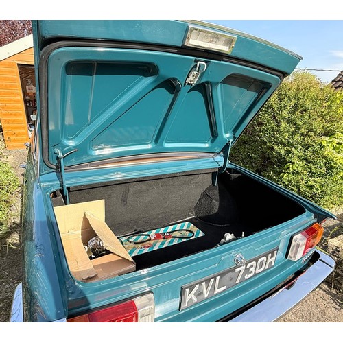 43 - 1970 Triumph 2000 Mk IIChassis number ME9416DL0Engine number ME9153HERegistration number KVL 730HVal... 