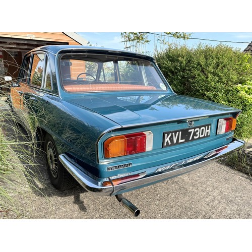 43 - 1970 Triumph 2000 Mk IIChassis number ME9416DL0Engine number ME9153HERegistration number KVL 730HVal... 