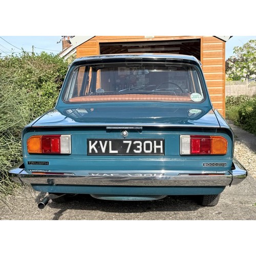43 - 1970 Triumph 2000 Mk IIChassis number ME9416DL0Engine number ME9153HERegistration number KVL 730HVal... 