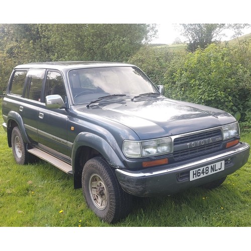44 - 1991 Toyota Land Cruiser VXRegistration number H648 NLJChassis number HAJ81-0012837Engine number Not... 