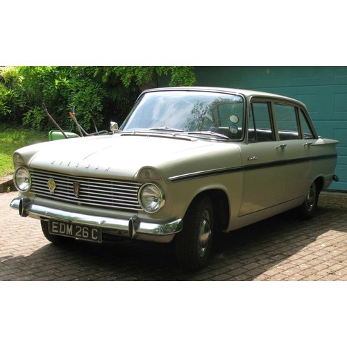 45 - 1965 Hillman Super MinxRegistration number EDM 26CChassis numberEngine numberWhite with a green stri... 
