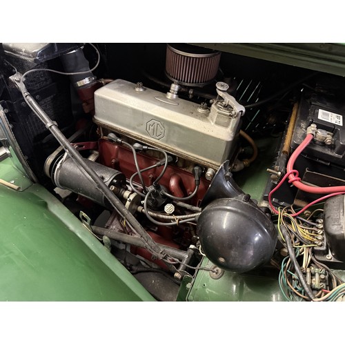 46 - 1952 MG TDRegistration number OZ 7421Chassis number TD16080Engine number XPAG/T02/159Green with a re... 