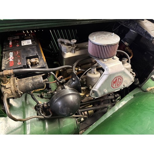 46 - 1952 MG TDRegistration number OZ 7421Chassis number TD16080Engine number XPAG/T02/159Green with a re... 