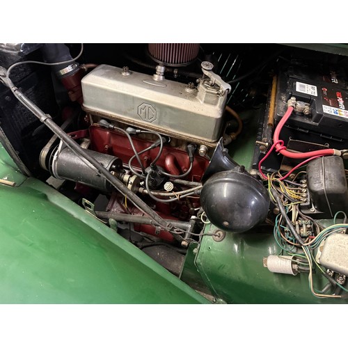 46 - 1952 MG TDRegistration number OZ 7421Chassis number TD16080Engine number XPAG/T02/159Green with a re... 