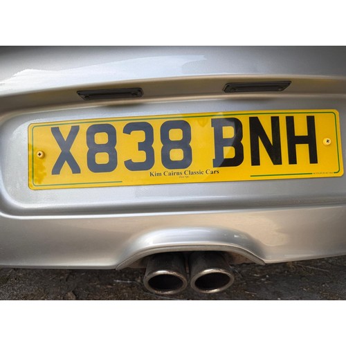 50 - 2000 Porsche Boxster S (986)Chassis number WP0ZZZ98ZYS643990Engine number M96/21Registration number ... 