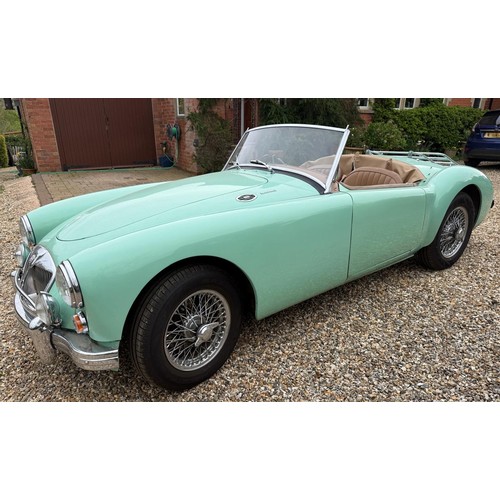 52 - 1962 MG A Mk II Roadster 1600Registration number MFF 608Chassis number G-HNL2/106008Ash green with a... 