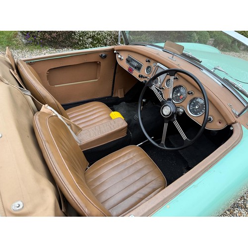 52 - 1962 MG A Mk II Roadster 1600Registration number MFF 608Chassis number G-HNL2/106008Ash green with a... 