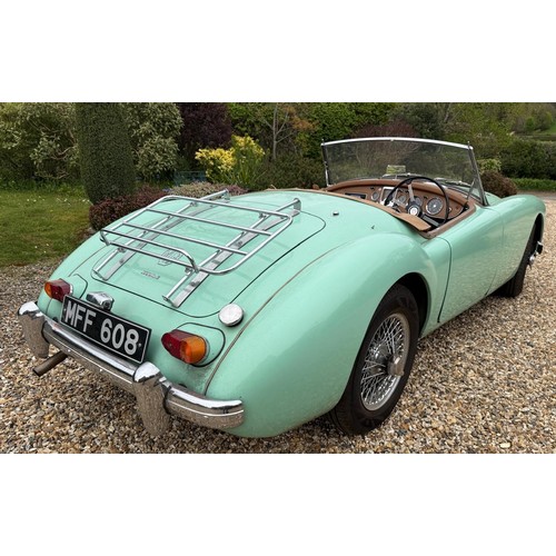 52 - 1962 MG A Mk II Roadster 1600Registration number MFF 608Chassis number G-HNL2/106008Ash green with a... 