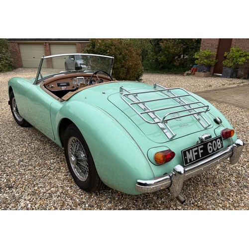 52 - 1962 MG A Mk II Roadster 1600Registration number MFF 608Chassis number G-HNL2/106008Ash green with a... 