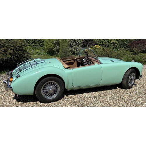 52 - 1962 MG A Mk II Roadster 1600Registration number MFF 608Chassis number G-HNL2/106008Ash green with a... 