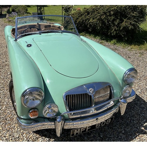 52 - 1962 MG A Mk II Roadster 1600Registration number MFF 608Chassis number G-HNL2/106008Ash green with a... 