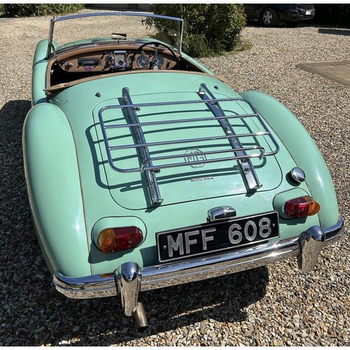 52 - 1962 MG A Mk II Roadster 1600Registration number MFF 608Chassis number G-HNL2/106008Ash green with a... 