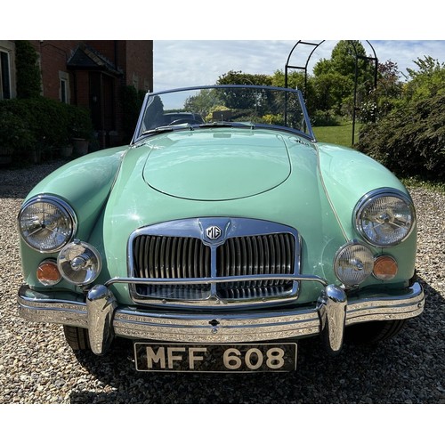 52 - 1962 MG A Mk II Roadster 1600Registration number MFF 608Chassis number G-HNL2/106008Ash green with a... 