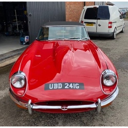 53 - 1969 Jaguar E-Type Series II RoadsterRegistration number UBD 241GChassis number 1R9934Engine number ... 