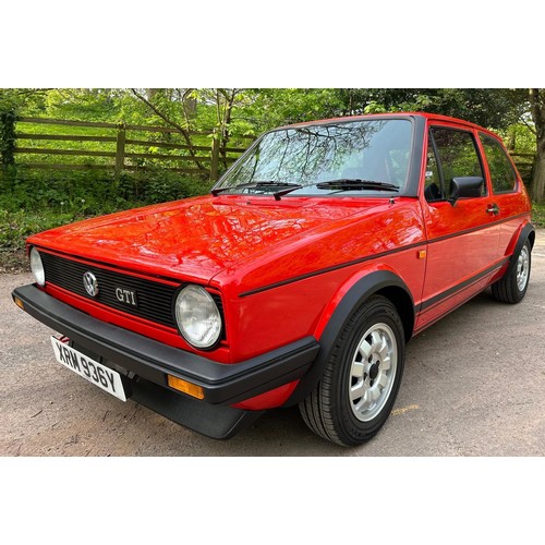 54 - 1983 VW Golf GTi Mk IRegistration number XRM 936YRed with a black and red stripe interiorJust over 1... 