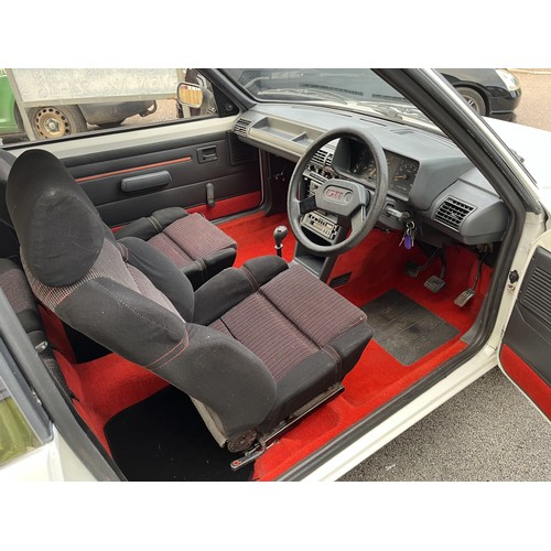 55 - 1986 Peugeot 205 GTi Phase 1 1.6Registration number C952 SHCChassis number VF3741C66G7224122Engine n... 