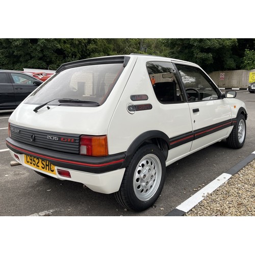 55 - 1986 Peugeot 205 GTi Phase 1 1.6Registration number C952 SHCChassis number VF3741C66G7224122Engine n... 
