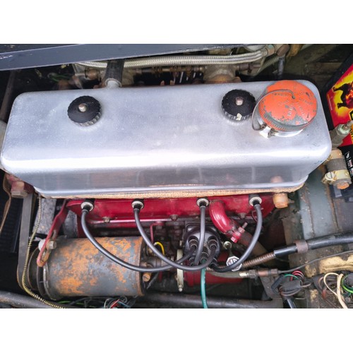 30 - 1954 MG TFRegistration number NWU 579Chassis numberEngine numberTwo tone green with a green leather ... 