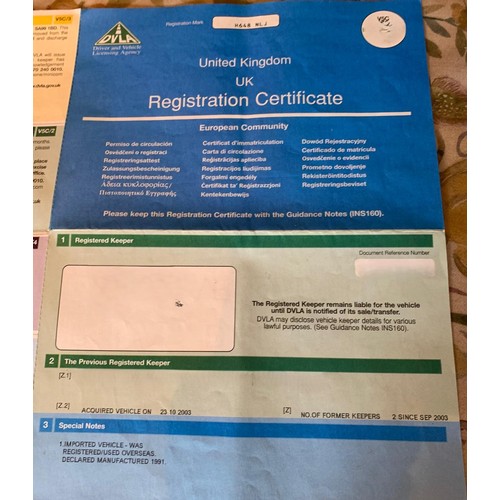 44 - 1991 Toyota Land Cruiser VXRegistration number H648 NLJChassis number HAJ81-0012837Engine number Not... 