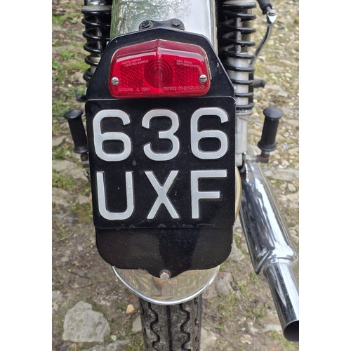 1958 Tribsa 650Registration number 636 UXFFrame number GA7-5578Engine ...
