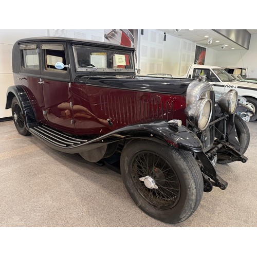 13 - 1932 Lagonda 2 litre saloonBeing sold without reserveRegistration number KY 2717Maroon over blackRes... 