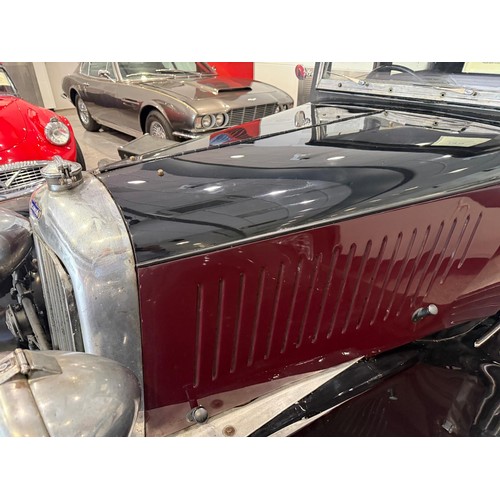 13 - 1932 Lagonda 2 litre saloonBeing sold without reserveRegistration number KY 2717Maroon over blackRes... 