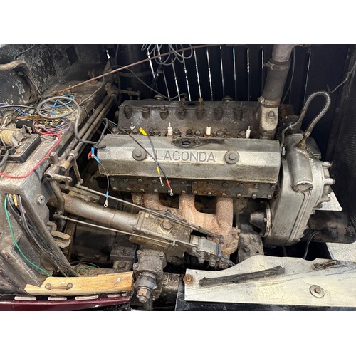 13 - 1932 Lagonda 2 litre saloonBeing sold without reserveRegistration number KY 2717Maroon over blackRes... 