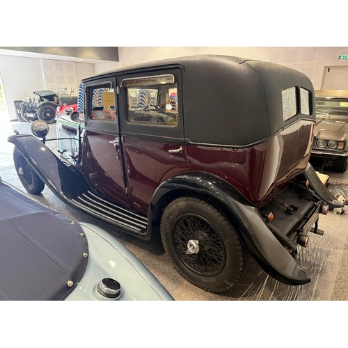 13 - 1932 Lagonda 2 litre saloonBeing sold without reserveRegistration number KY 2717Maroon over blackRes... 