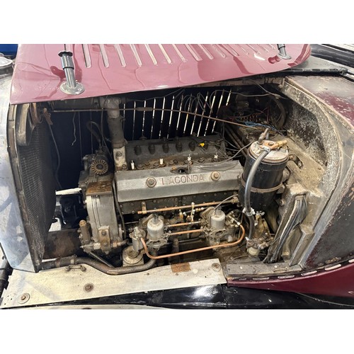 13 - 1932 Lagonda 2 litre saloonBeing sold without reserveRegistration number KY 2717Maroon over blackRes... 