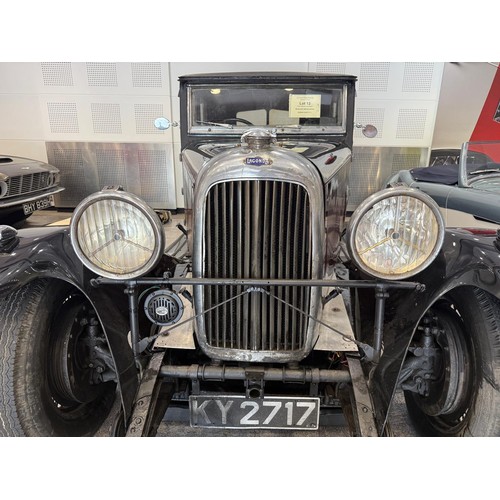13 - 1932 Lagonda 2 litre saloonBeing sold without reserveRegistration number KY 2717Maroon over blackRes... 