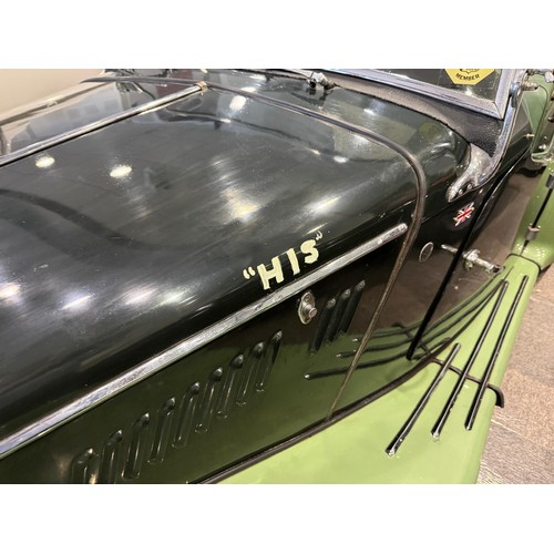 30 - 1954 MG TFRegistration number NWU 579Chassis numberEngine numberTwo tone green with a green leather ... 