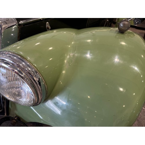 30 - 1954 MG TFRegistration number NWU 579Chassis numberEngine numberTwo tone green with a green leather ... 