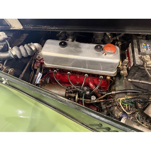 30 - 1954 MG TFRegistration number NWU 579Chassis numberEngine numberTwo tone green with a green leather ... 