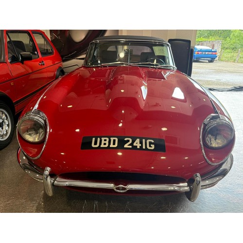 53 - 1969 Jaguar E-Type Series II RoadsterRegistration number UBD 241GChassis number 1R9934Engine number ... 