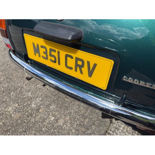 16 - 1994 Rover Mini Cooper 1.3 AutomaticBeing sold without reserveRegistration number M351 CRVChassis nu... 