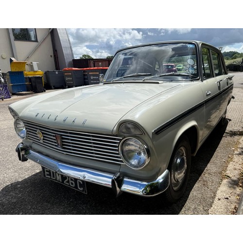 45 - 1965 Hillman Super MinxRegistration number EDM 26CChassis numberEngine numberWhite with a green stri... 