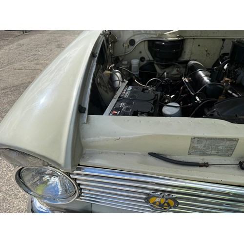 45 - 1965 Hillman Super MinxRegistration number EDM 26CChassis numberEngine numberWhite with a green stri... 