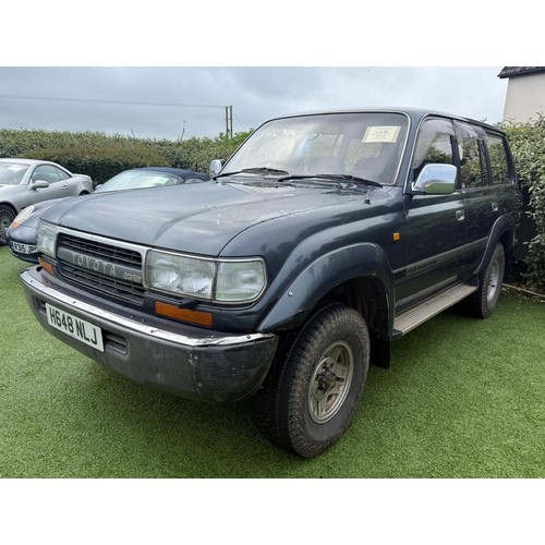 44 - 1991 Toyota Land Cruiser VXRegistration number H648 NLJChassis number HAJ81-0012837Engine number Not... 