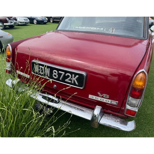35 - 1971 Rover 3500SRegistration number WDW 872KChassis number 45110735Engine number 45100897Red with a ... 