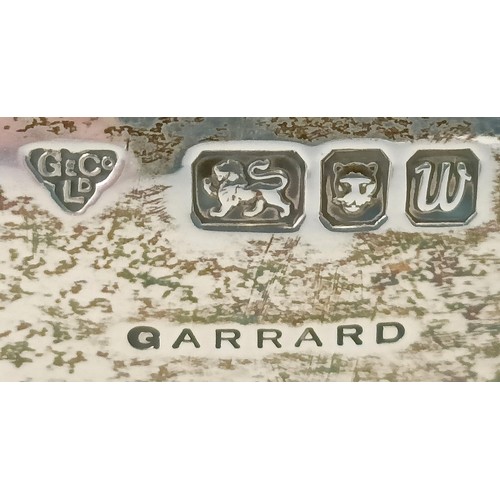 351 - A silver mounted bottle coaster, Garrard & Co, London 1996...