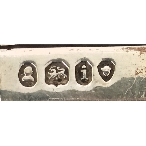 312 - A matched silver three piece cutlery set, and a set of six silver coffee spoons, both cased (2)...