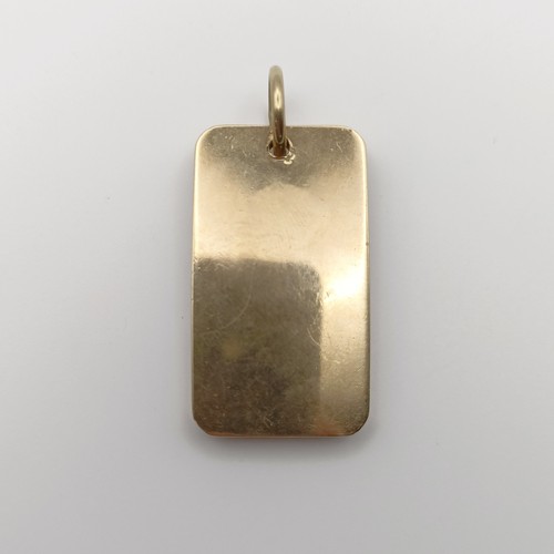 643 - A 9ct gold Silver Jubilee medallion, 30 g